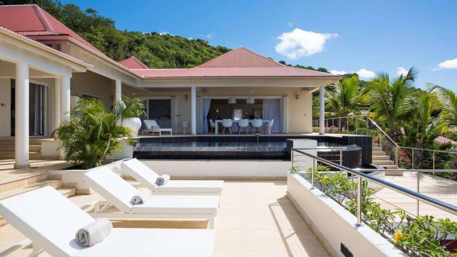 Terrace at WV PRE, Gustavia, St. Barthelemy