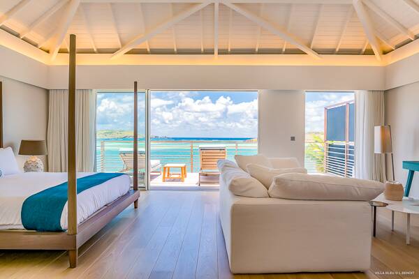 Bedroom at WV BLE, Grand Cul de Sac, St. Barthelemy