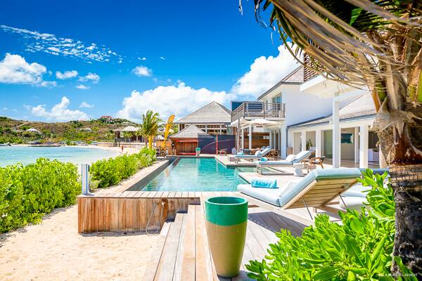 Villa Pool at WV BLE, Grand Cul de Sac, St. Barthelemy