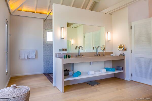 Bathroom at WV BLE, Grand Cul de Sac, St. Barthelemy
