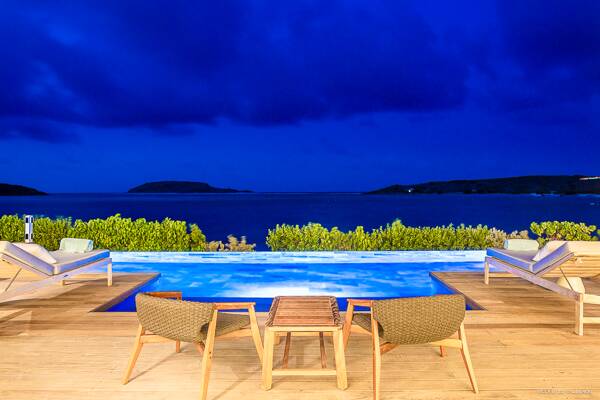 Villa Pool at WV BLE, Grand Cul de Sac, St. Barthelemy