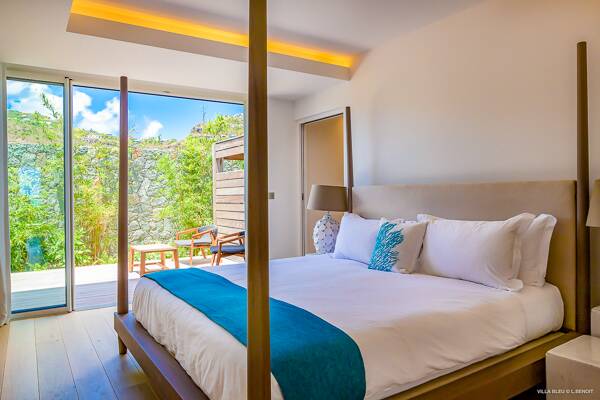 Bedroom at WV BLE, Grand Cul de Sac, St. Barthelemy