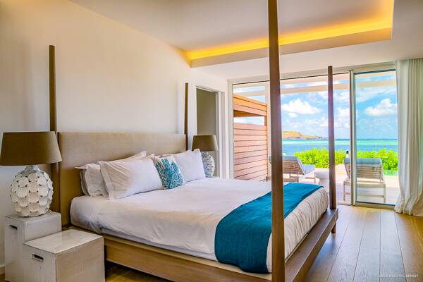Bedroom at WV BLE, Grand Cul de Sac, St. Barthelemy