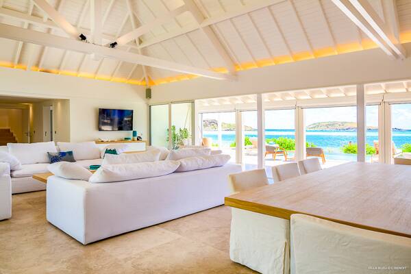 Living Room at WV BLE, Grand Cul de Sac, St. Barthelemy