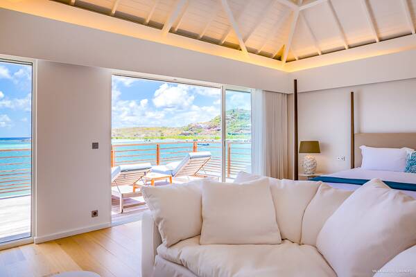 Bedroom at WV BLE, Grand Cul de Sac, St. Barthelemy