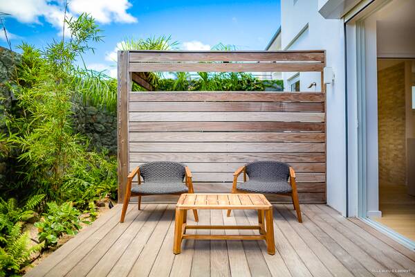 Deck at WV BLE, Grand Cul de Sac, St. Barthelemy