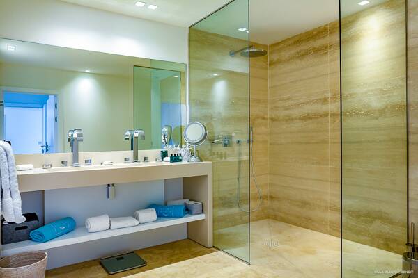 Bathroom at WV BLE, Grand Cul de Sac, St. Barthelemy