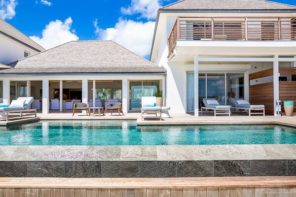 Villa Pool at WV BLE, Grand Cul de Sac, St. Barthelemy