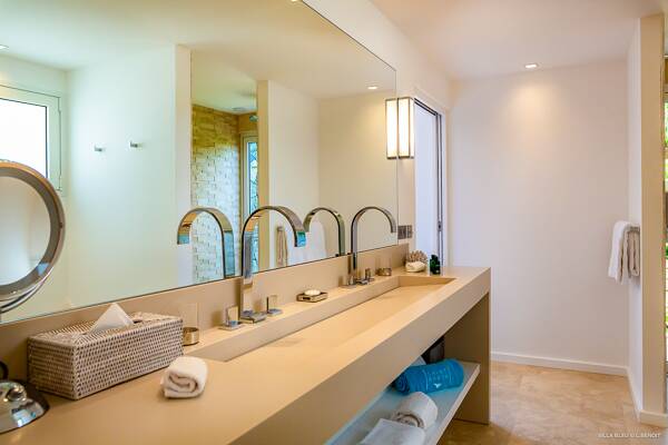 Bathroom at WV BLE, Grand Cul de Sac, St. Barthelemy