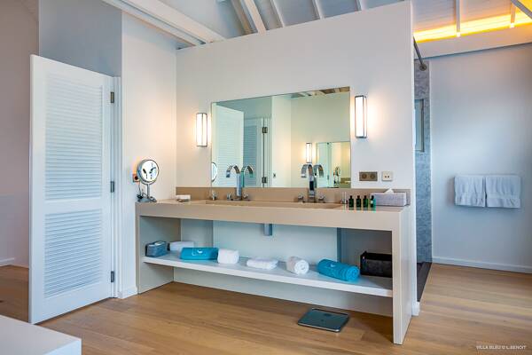 Bathroom at WV BLE, Grand Cul de Sac, St. Barthelemy