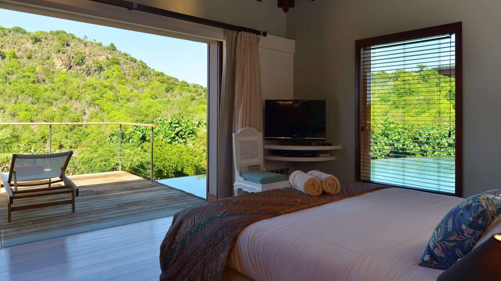 Bedroom at WV MJP, Flamands, St. Barthelemy