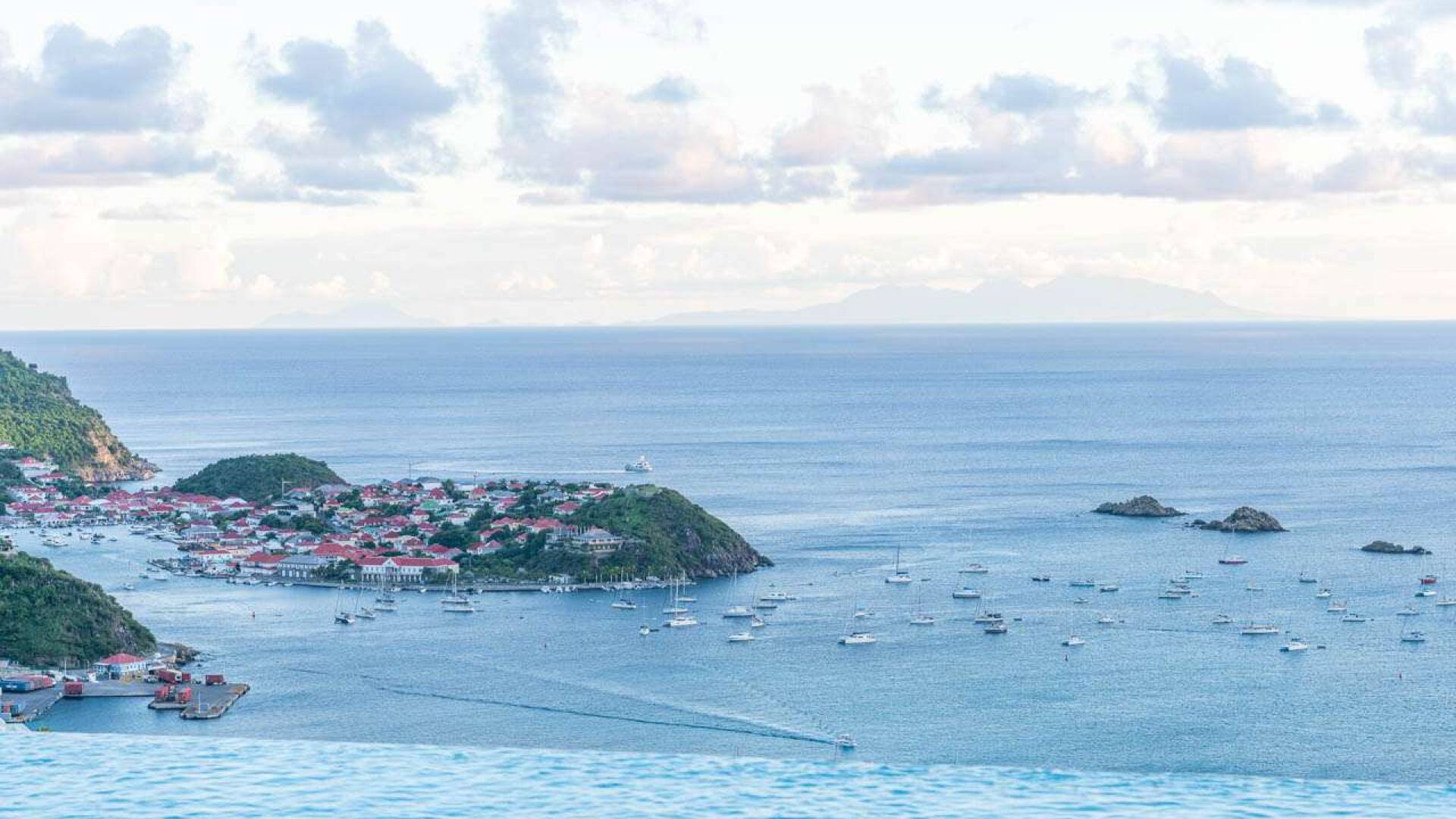 The view from WV MGO, Colombier, St. Barthelemy