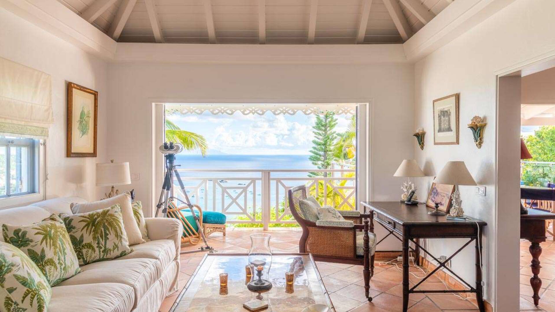 Living Room at WV MGO, Colombier, St. Barthelemy
