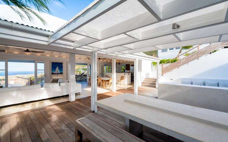 Deck at WV VNA, Vitet, St. Barthelemy