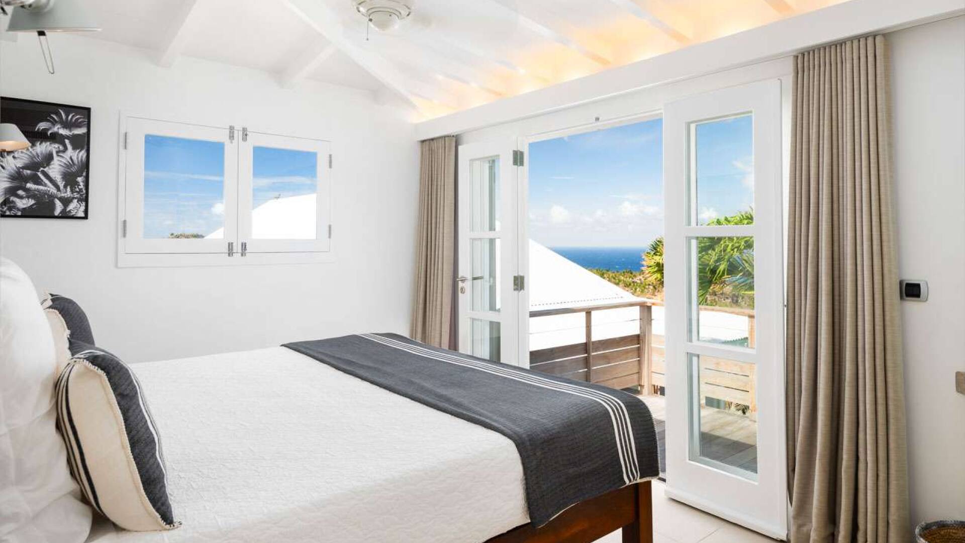 Bedroom at WV VNA, Vitet, St. Barthelemy