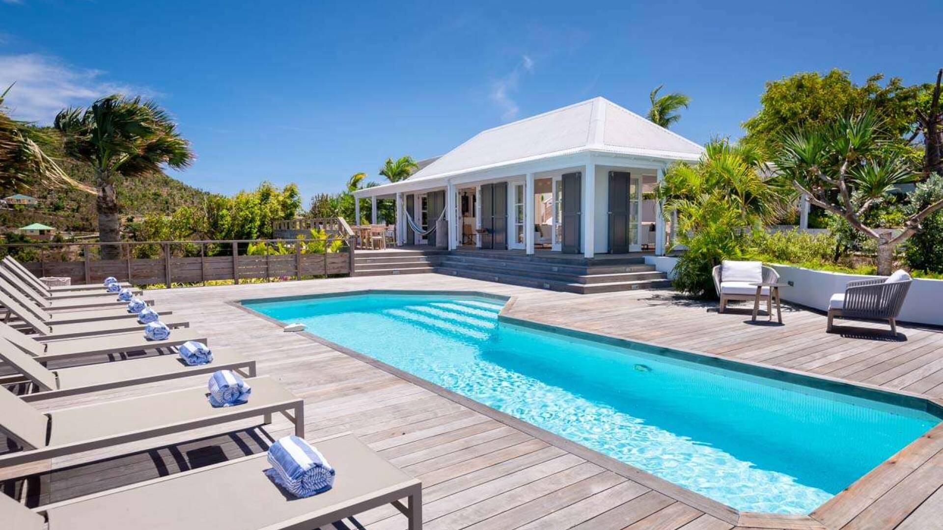 Villa Pool at WV VNA, Vitet, St. Barthelemy