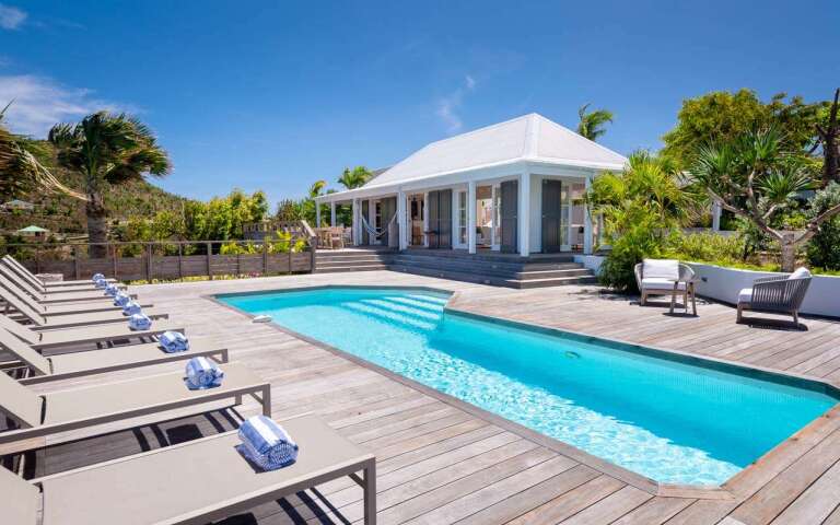 Villa Pool at WV VNA, Vitet, St. Barthelemy