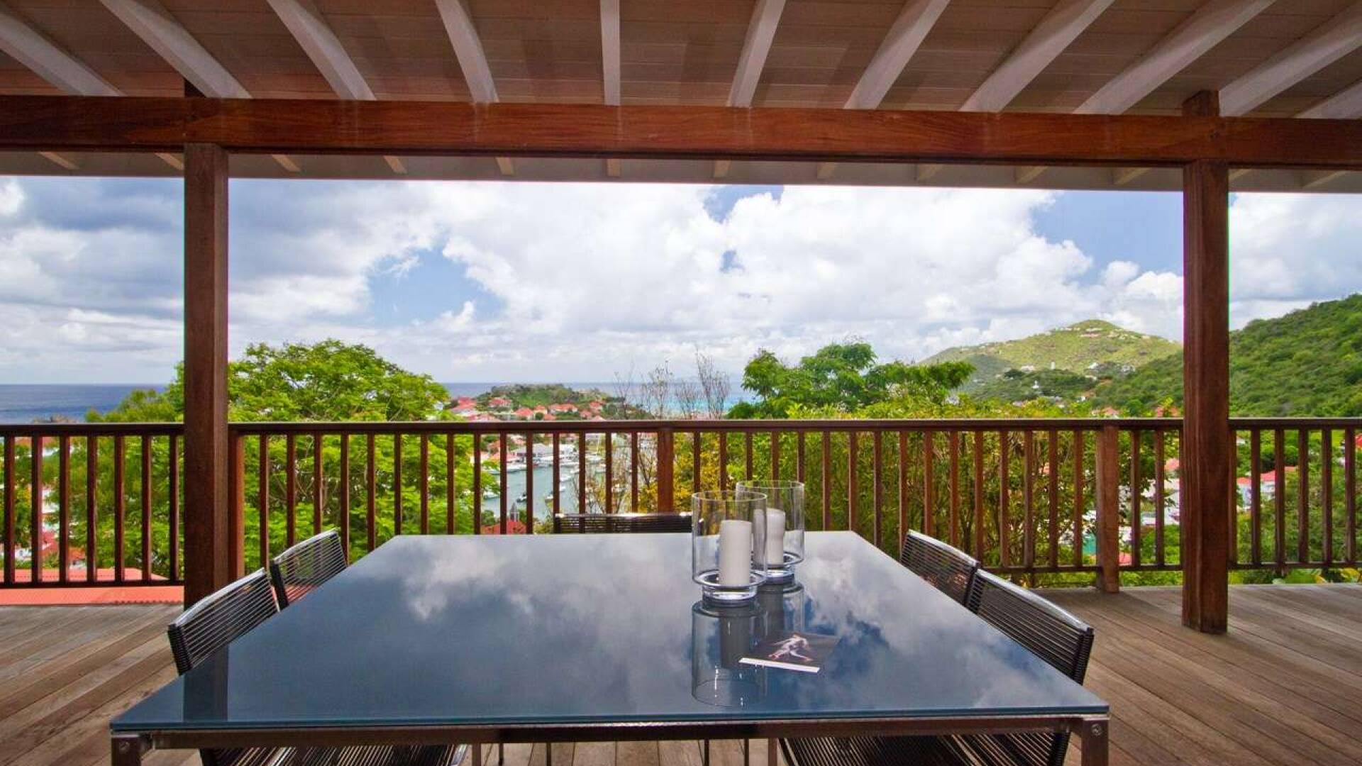 Dining Room at WV ANG, Gustavia, St. Barthelemy