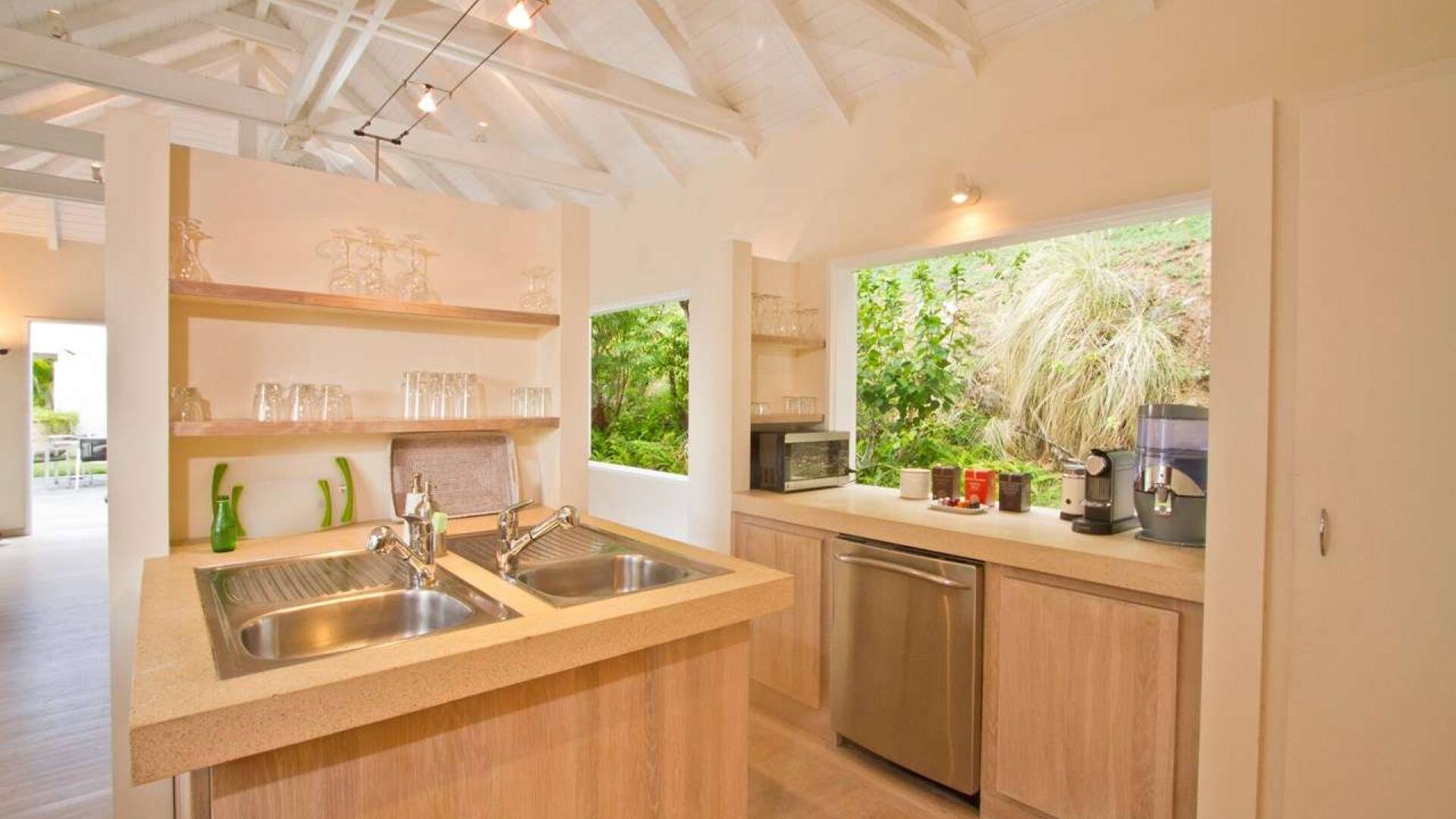 Kitchen at WV ANG, Gustavia, St. Barthelemy