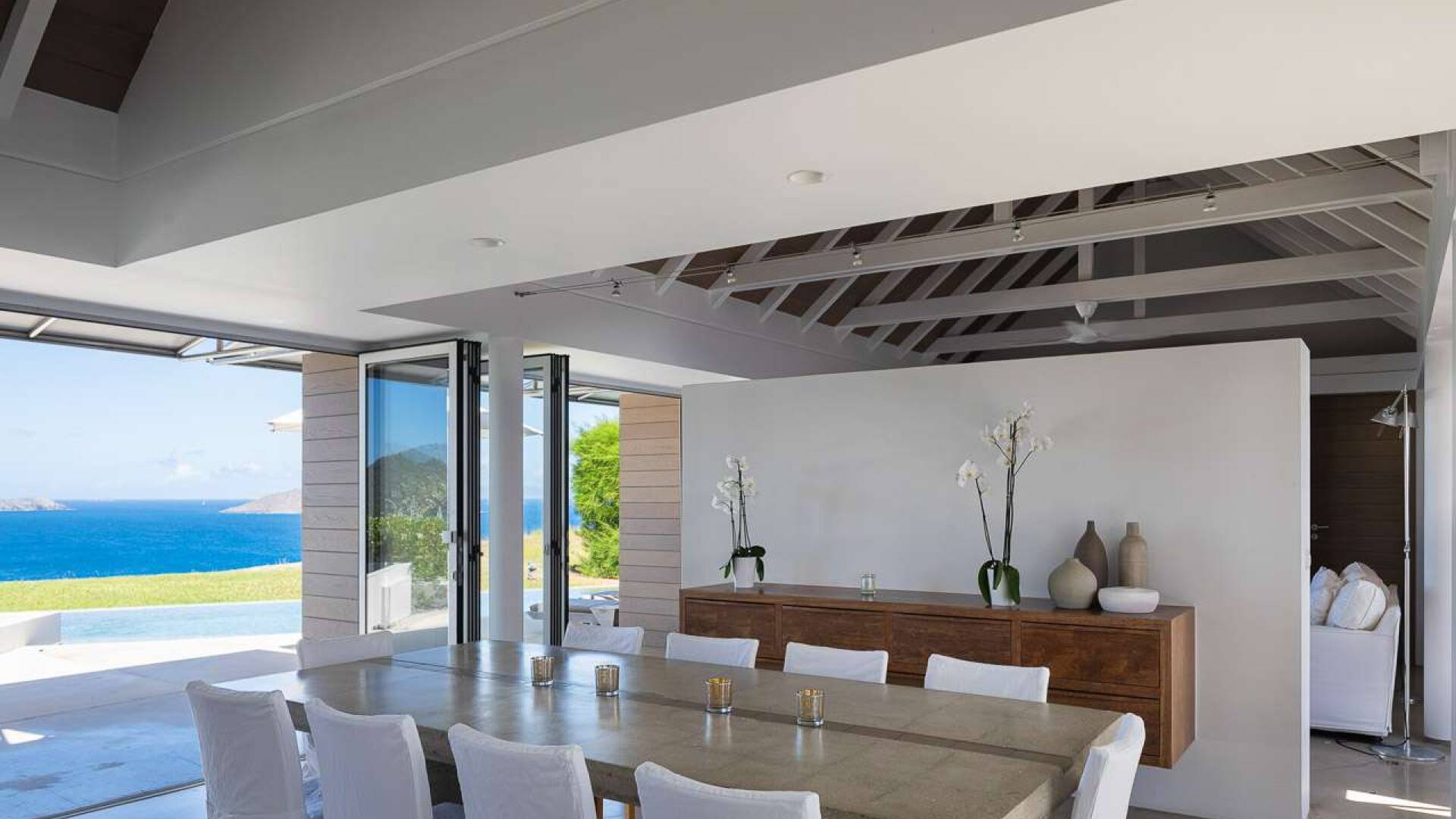 Dining Room at WV SEA, Pointe Milou, St. Barthelemy