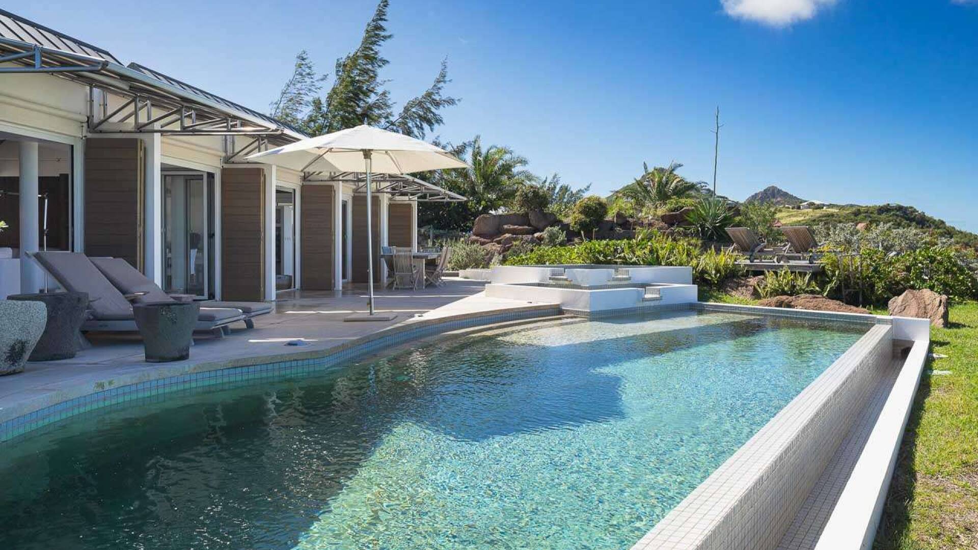 Villa Pool at WV SEA, Pointe Milou, St. Barthelemy