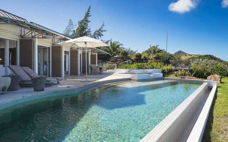 Villa Pool at WV SEA, Pointe Milou, St. Barthelemy