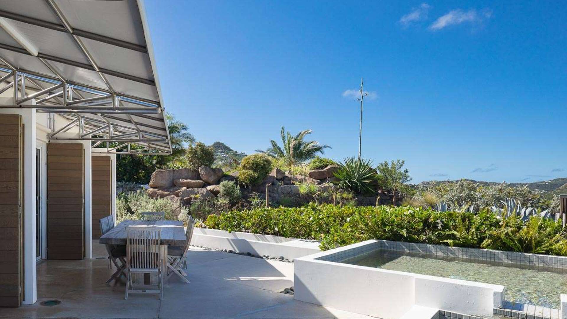 Villa Pool at WV SEA, Pointe Milou, St. Barthelemy