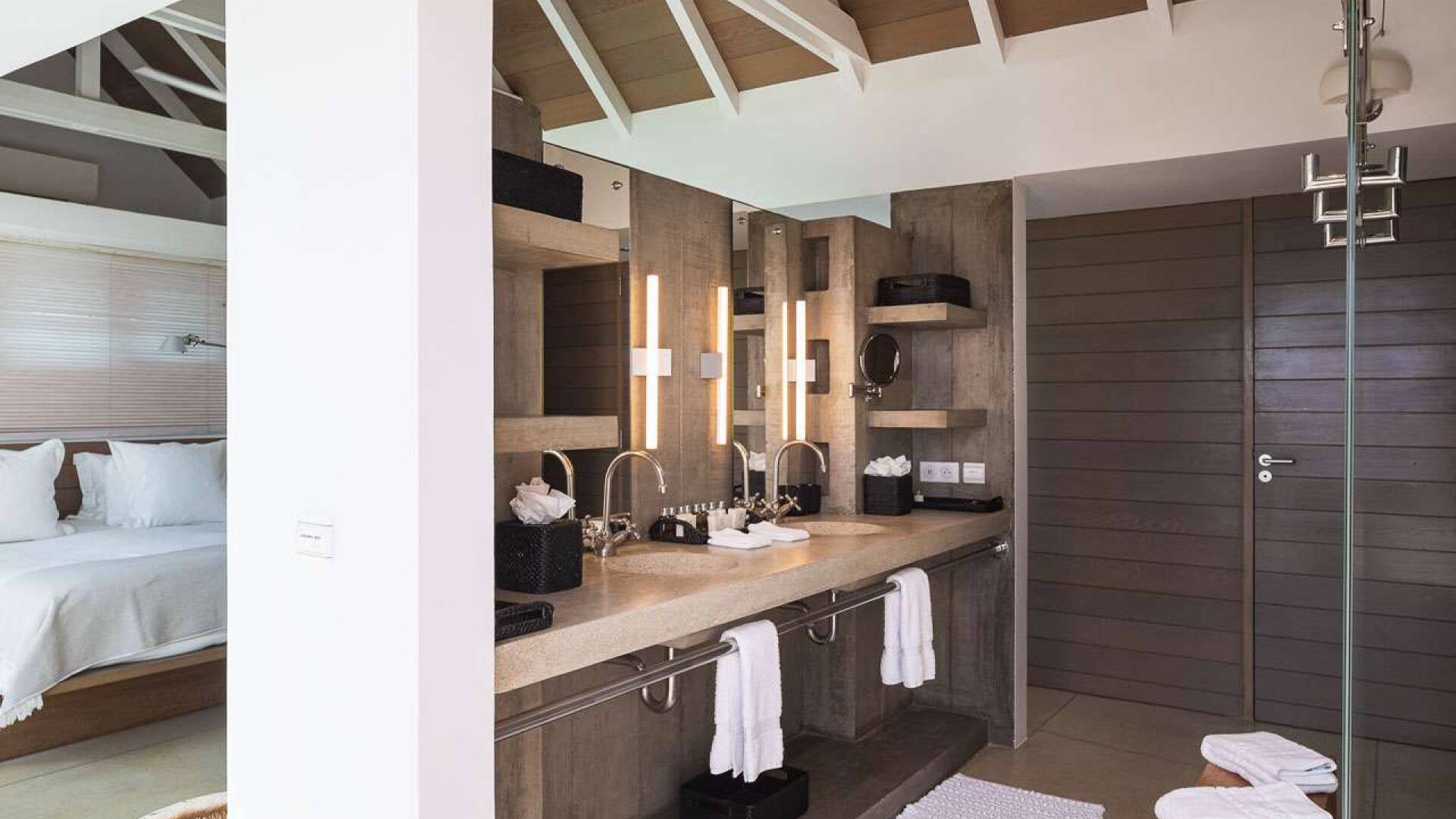 Bathroom at WV SEA, Pointe Milou, St. Barthelemy