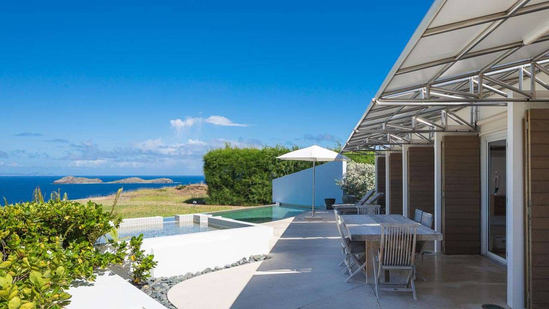 Exterior of WV SEA, Pointe Milou, St. Barthelemy
