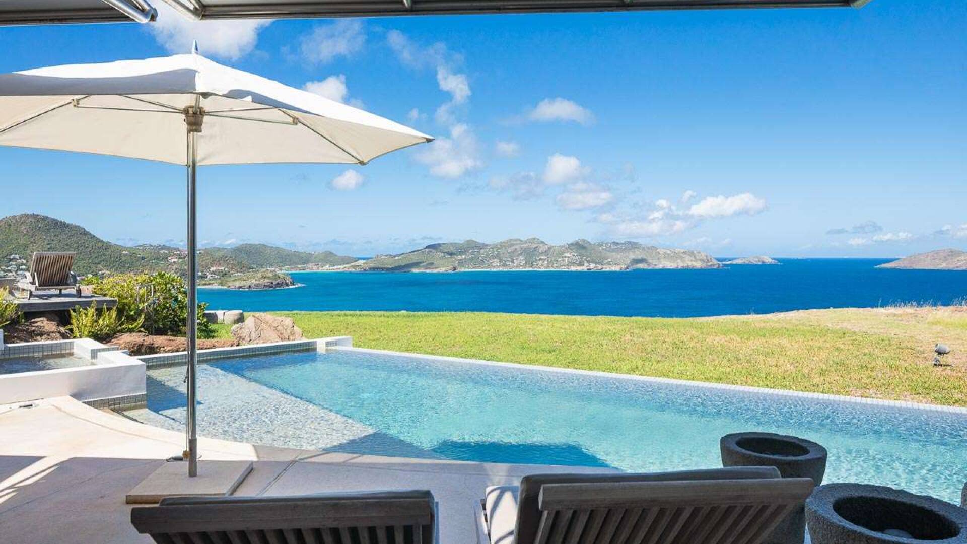 Villa Pool at WV SEA, Pointe Milou, St. Barthelemy