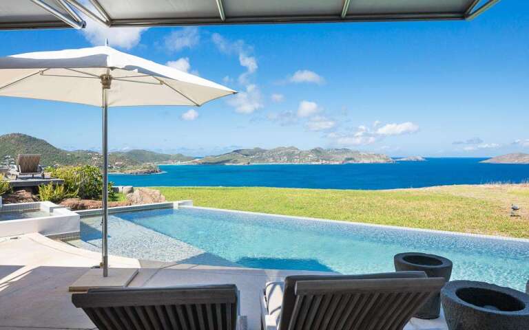 Villa Pool at WV SEA, Pointe Milou, St. Barthelemy