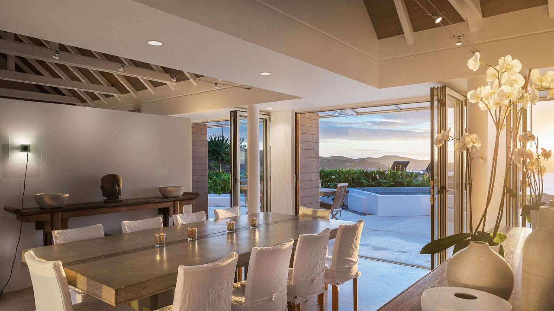 Dining Room at WV SEA, Pointe Milou, St. Barthelemy