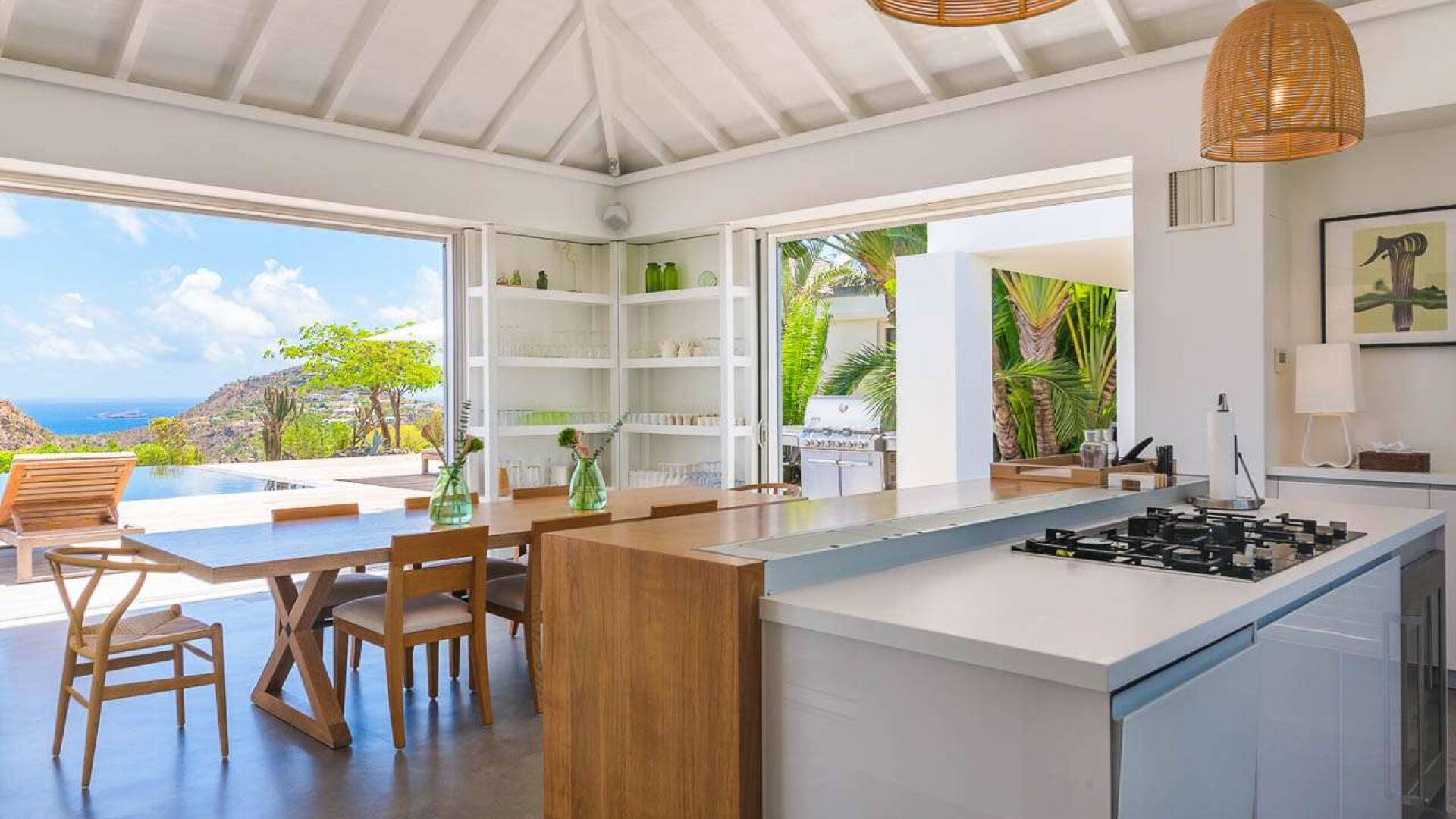 Kitchen at WV ECO, Gouverneur, St. Barthelemy