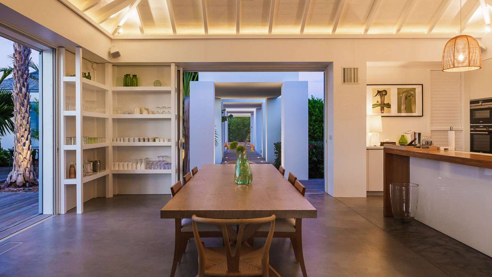 Dining Room at WV ECO, Gouverneur, St. Barthelemy