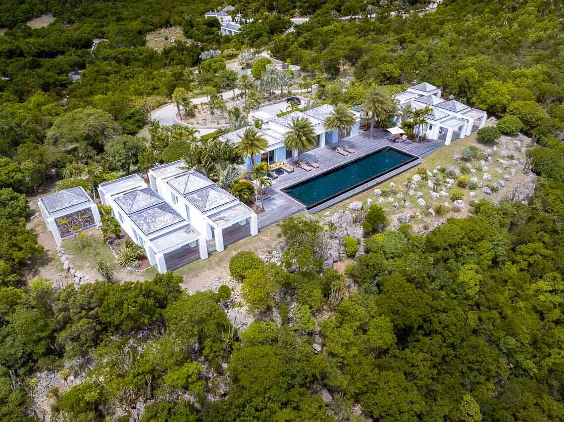 Aerial photo of WV ECO, Gouverneur, St. Barthelemy
