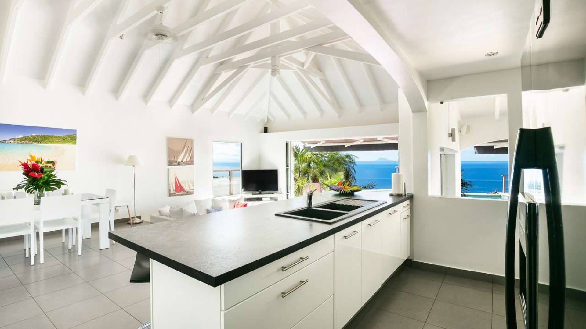 Kitchen at WV GGL, Gouverneur, St. Barthelemy