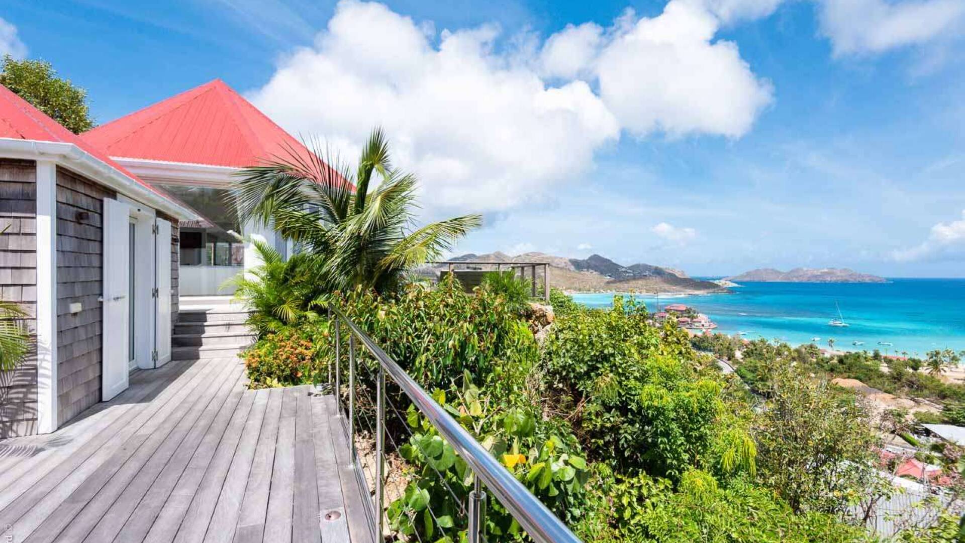 Deck at WV RIG, St. Jean, St. Barthelemy