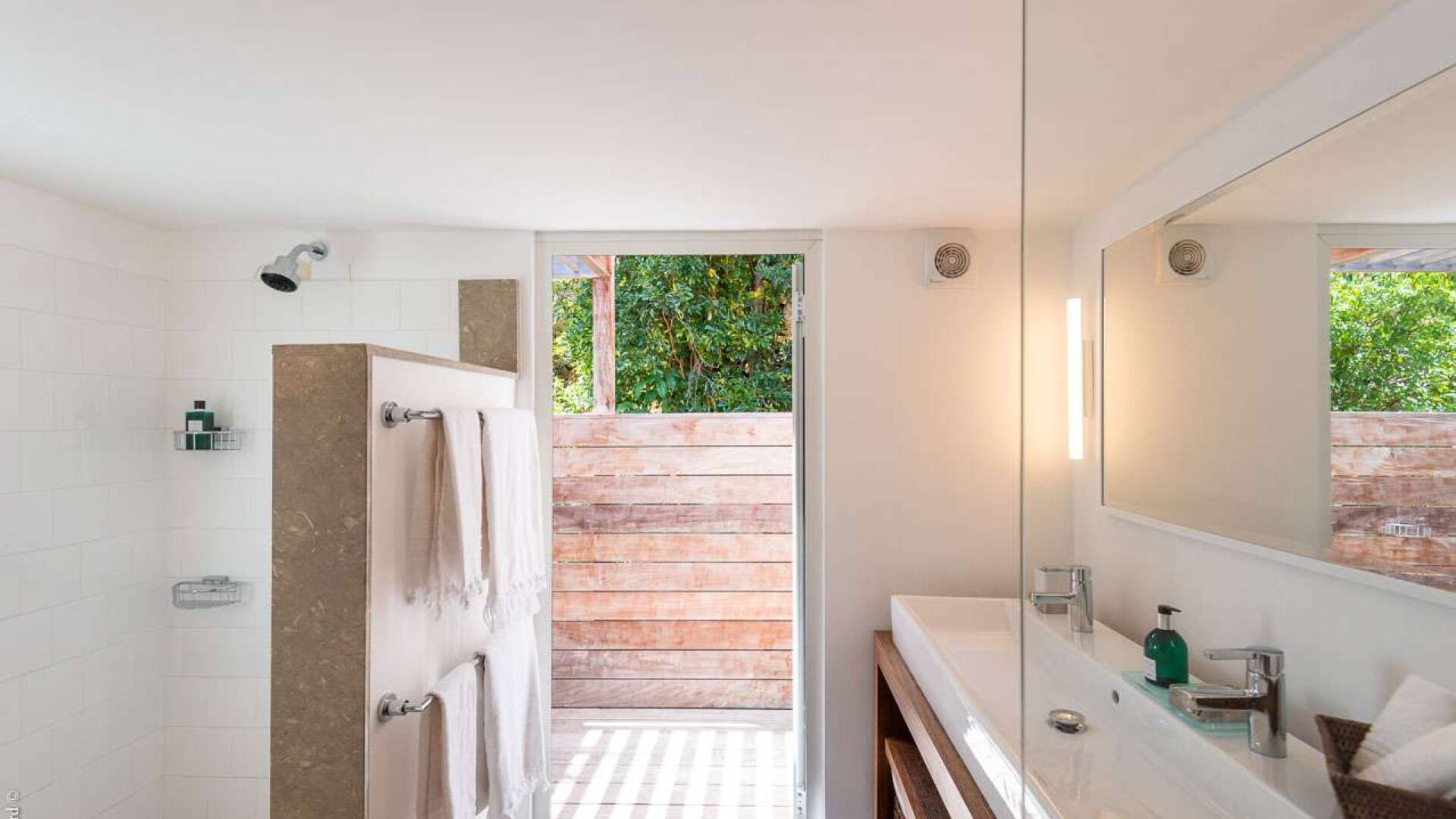 Bathroom at WV RIG, St. Jean, St. Barthelemy