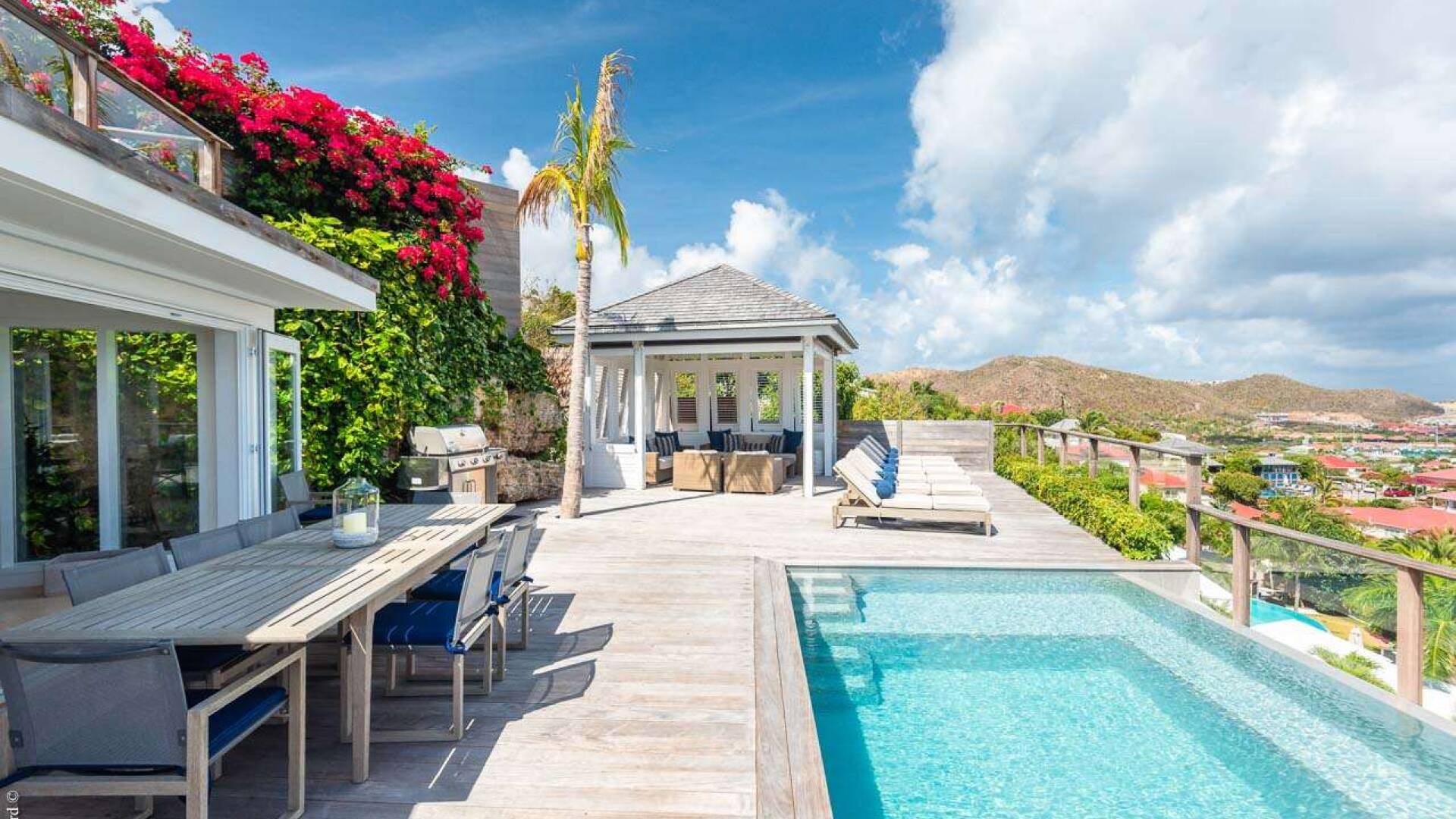 Villa Pool at WV RIG, St. Jean, St. Barthelemy