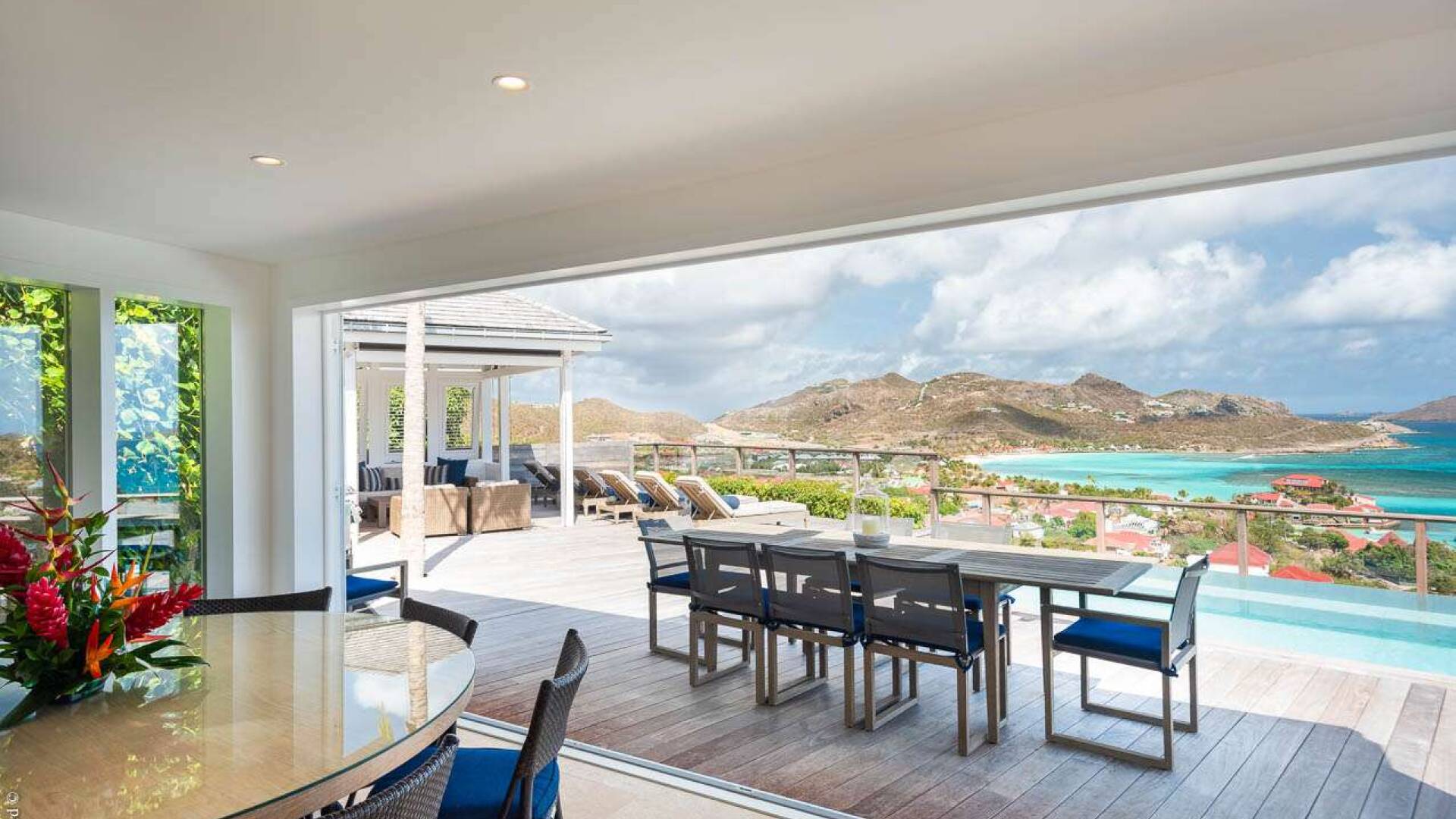 Dining Room at WV RIG, St. Jean, St. Barthelemy