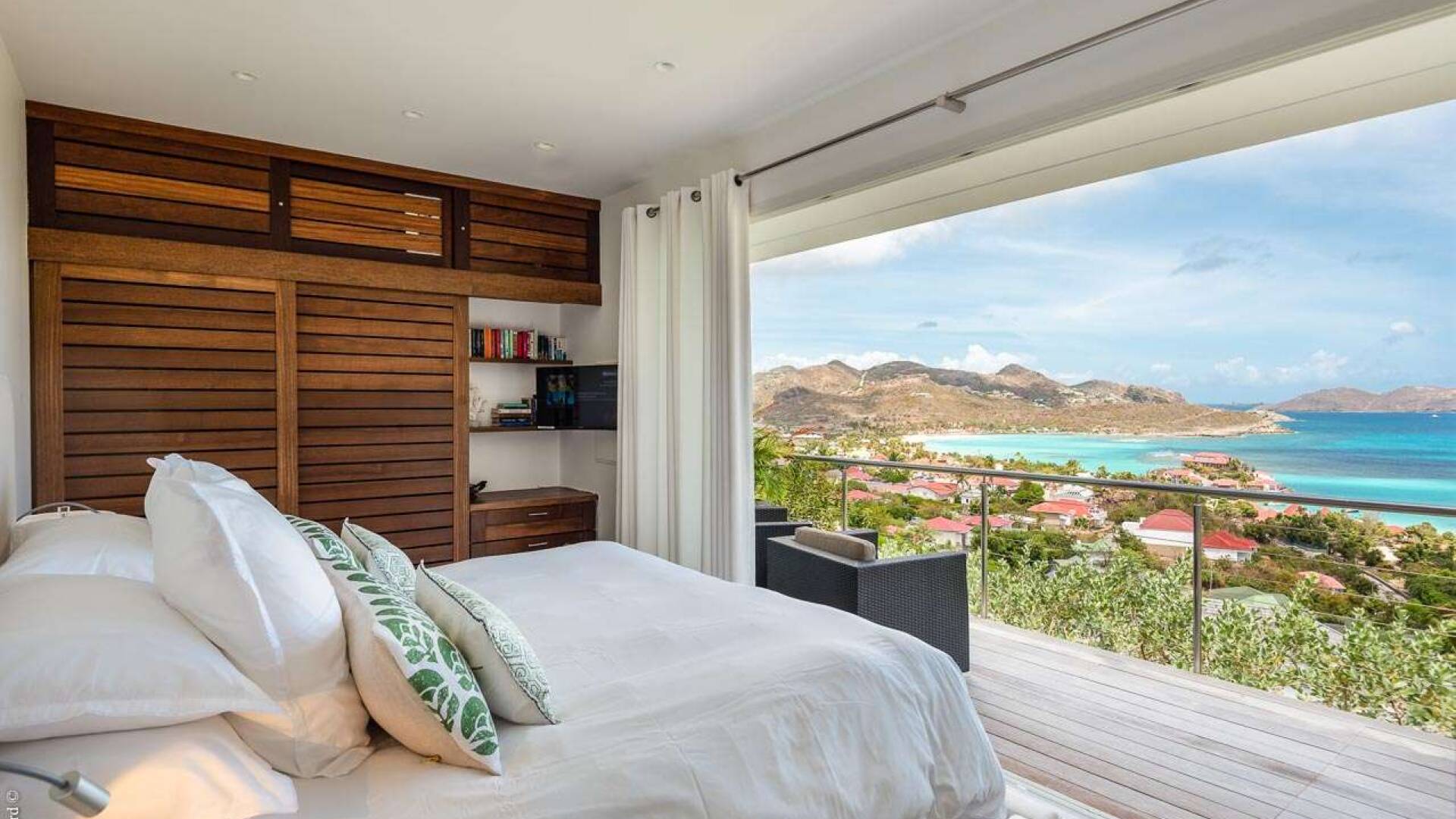 Bedroom at WV RIG, St. Jean, St. Barthelemy