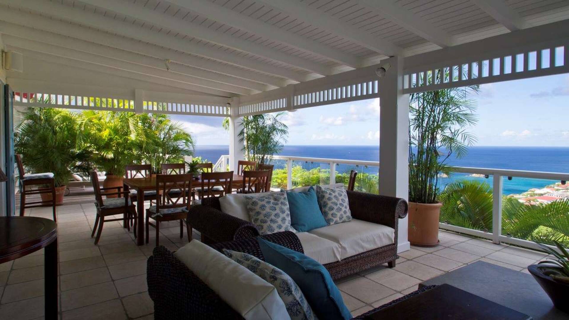 Terrace at WV AMI, Lurin, St. Barthelemy