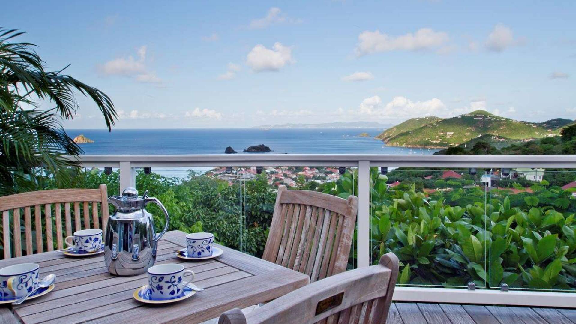 Dining Room at WV AMI, Lurin, St. Barthelemy