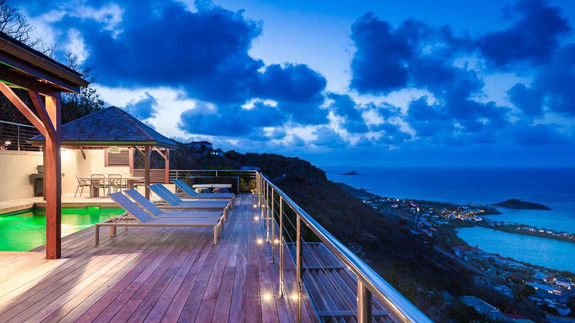 Deck at WV ZUL, Vitet, St. Barthelemy