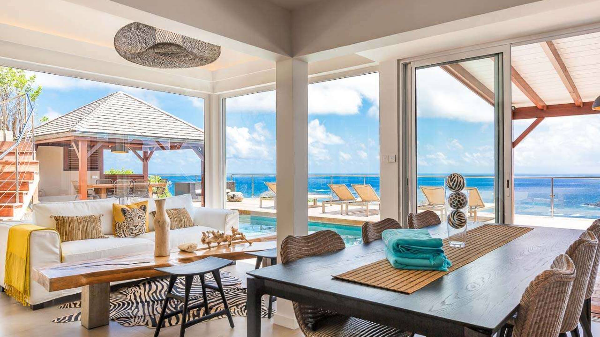 Dining Room at WV ZUL, Vitet, St. Barthelemy