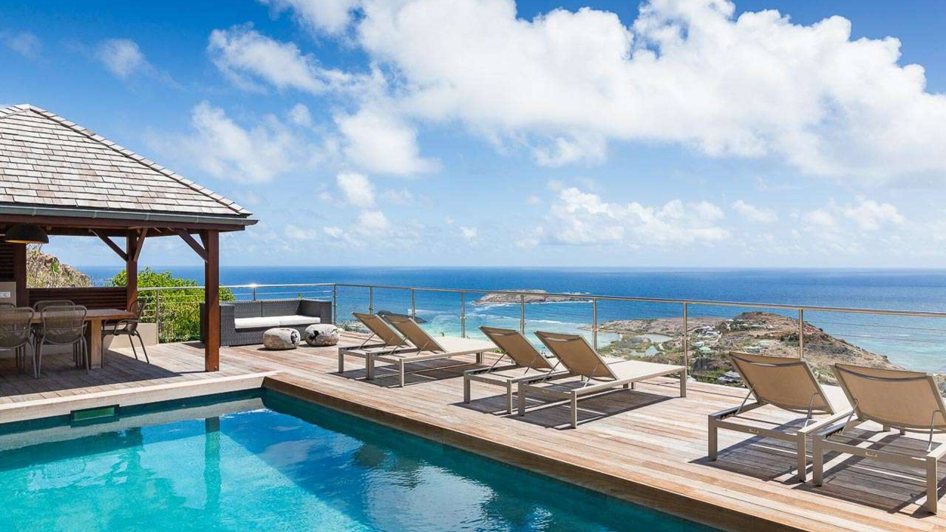 Villa Pool at WV ZUL, Vitet, St. Barthelemy