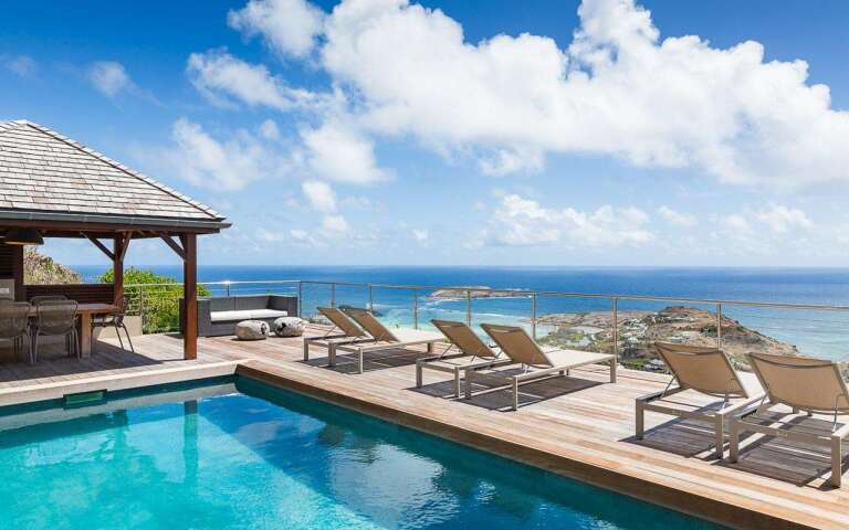 Villa Pool at WV ZUL, Vitet, St. Barthelemy