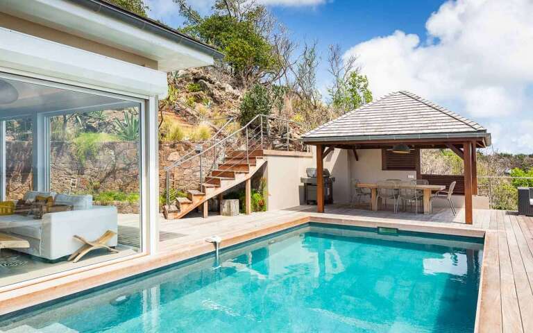 Villa Pool at WV ZUL, Vitet, St. Barthelemy