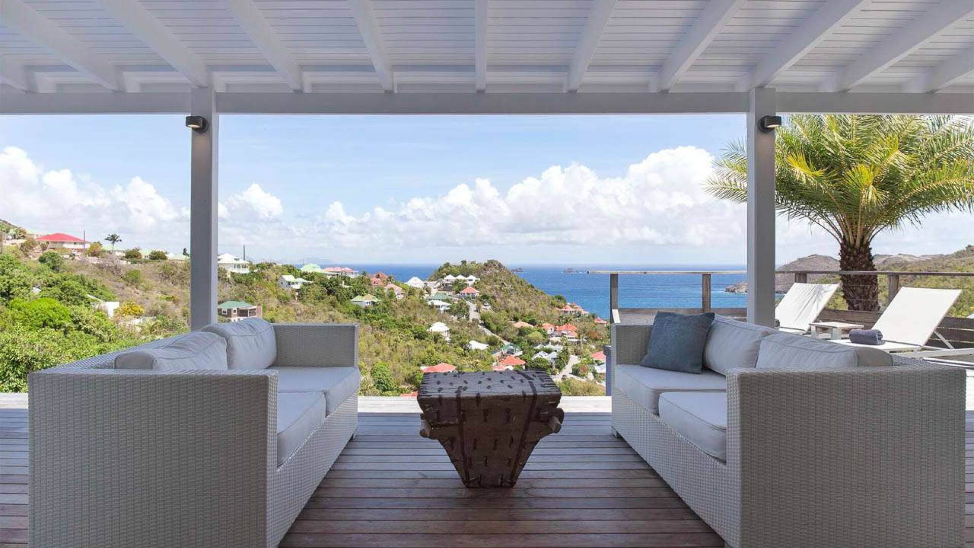 Terrace at WV RIV, Flamands, St. Barthelemy