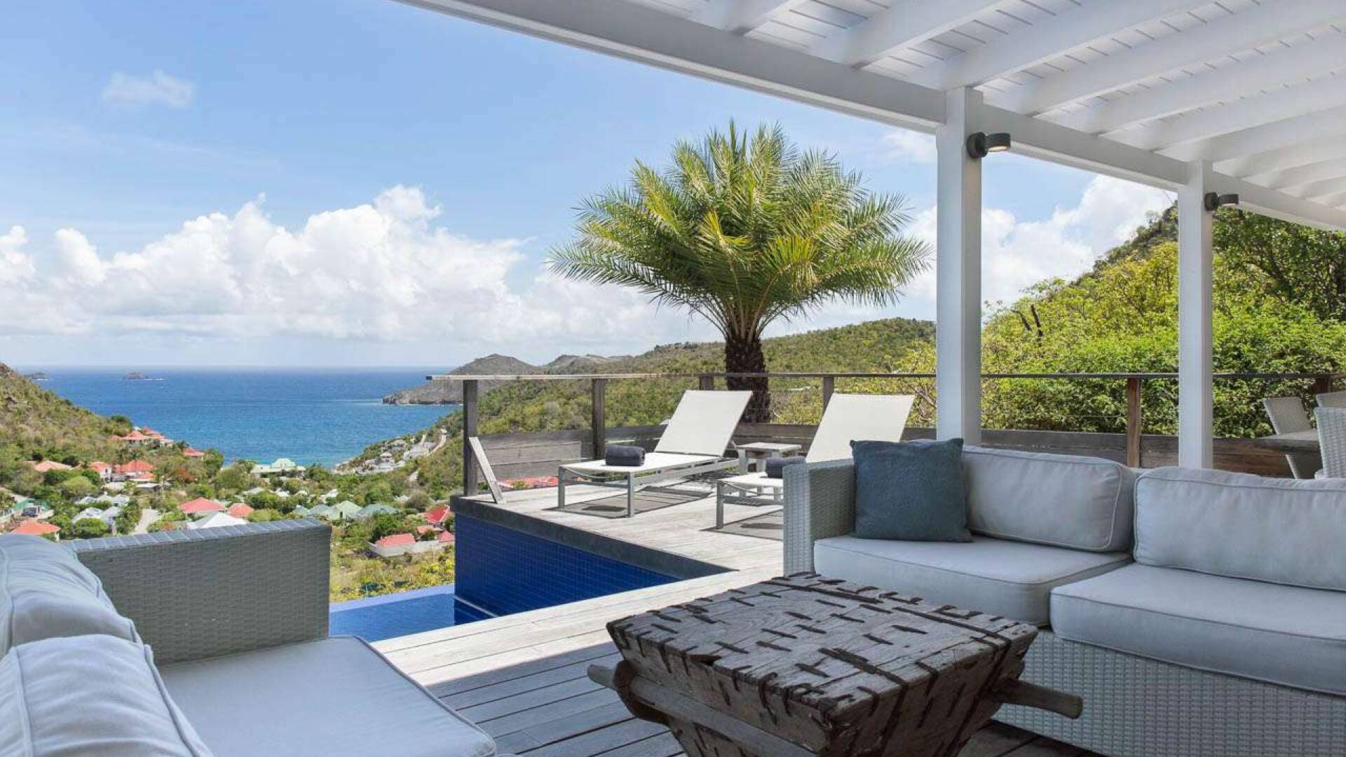 Terrace at WV RIV, Flamands, St. Barthelemy